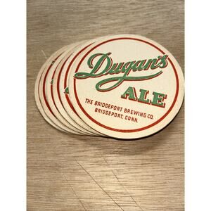 1930s Dugan's Dugan Ale Beer Coaster Bridgeport CT Connecticut Lot Of 6